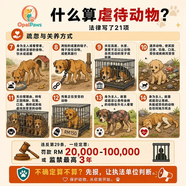 Opal Paws 图文：什么算虐待动物？《2015年动物福利法令》重点