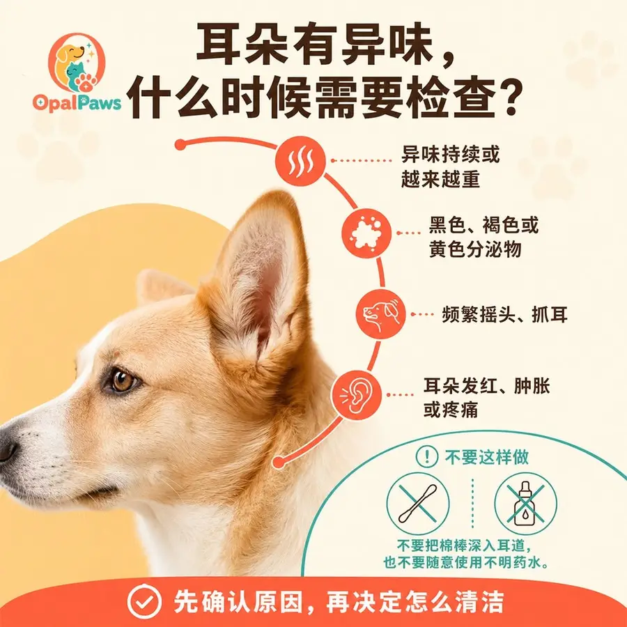 Opal Paws 图文：耳朵有异味，什么时候需要检查