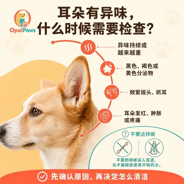 Opal Paws 图文：耳朵有异味，什么时候需要检查
